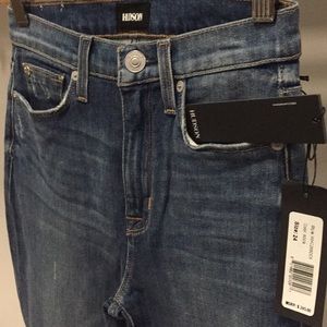$245 NWT HUDSON jean High rise ZOEEY Straight crop